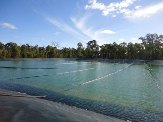 Storage ponds could overflow in flood: are we prepared? Picture: Kate Ausburn