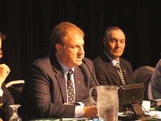 David Inall and Andrew Ogilvie (right) at the RMAC forum in Fremantle last week.
