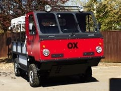 The Ox is a flat pack truck designed for communities in developing countries, but could also provide a lower-cost farm workhorse option for Australian farmers in future. 