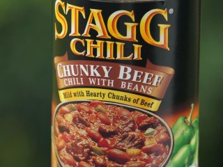 This Stagg chili beef product sold in Australia is made in the US using beef from certified countries including Brazil and Argentina.