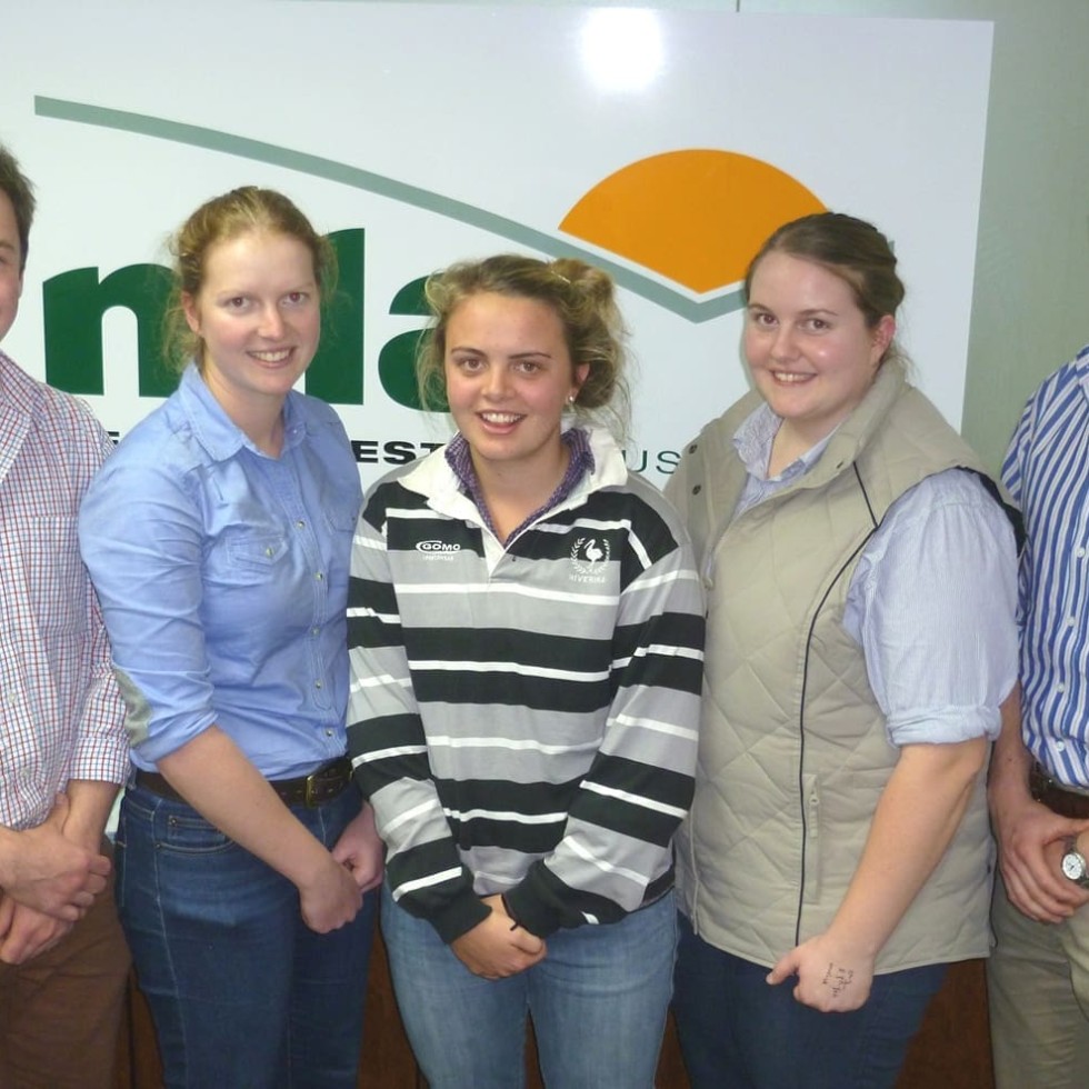 Australian national team (L-R) Tim Ryan, Vanessa Campbell, Rozzie O'Reilly, Jordan Hoban and Isaac Allen