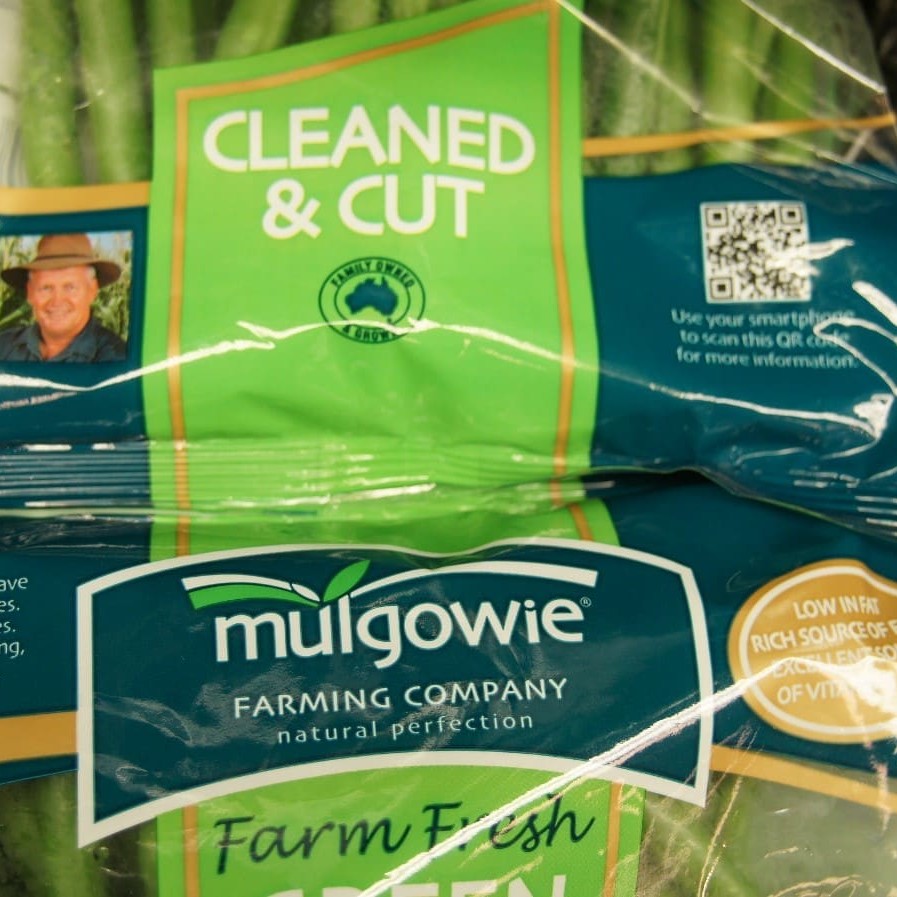 'Meet the Grower' includes the farmer's photo, web address, length of time supplying Woolworths and a QR Code enabling customers to access more details on the supplier. 