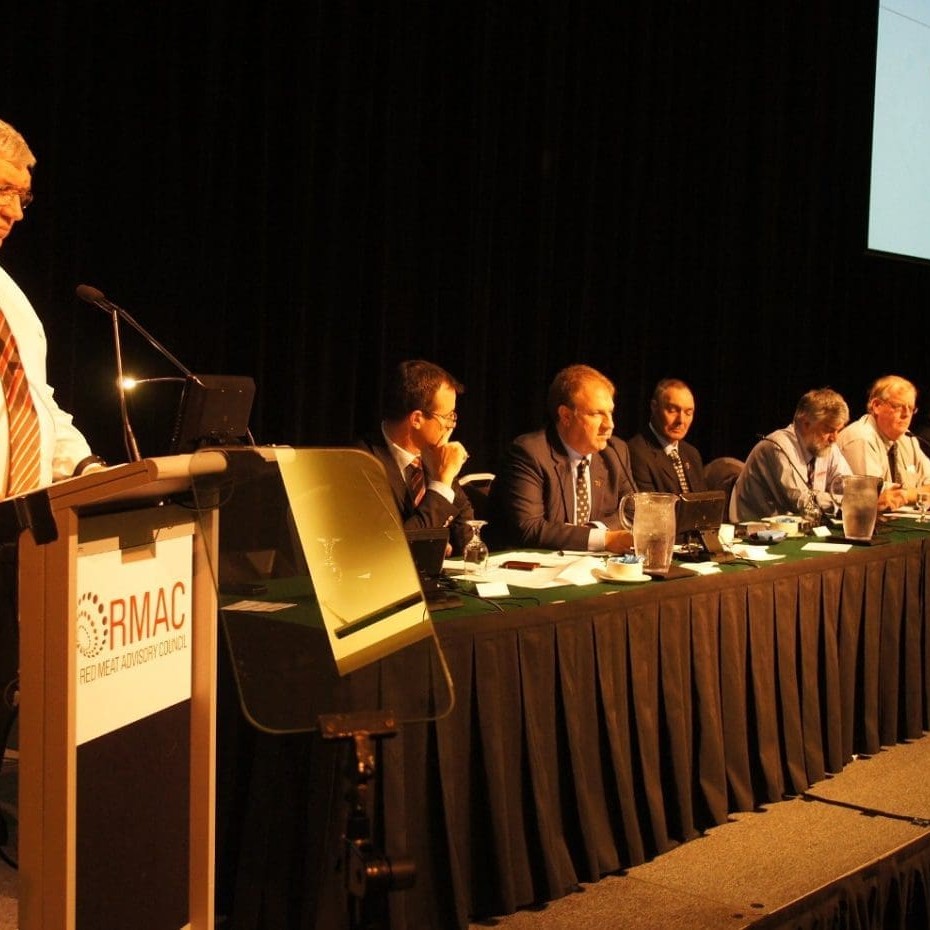 RMAC chairman Ross Keane moderates last week's industry forum in Fremantle