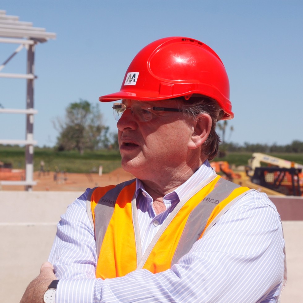 AA Co chairman Don McGauchie during this week's plant site visit