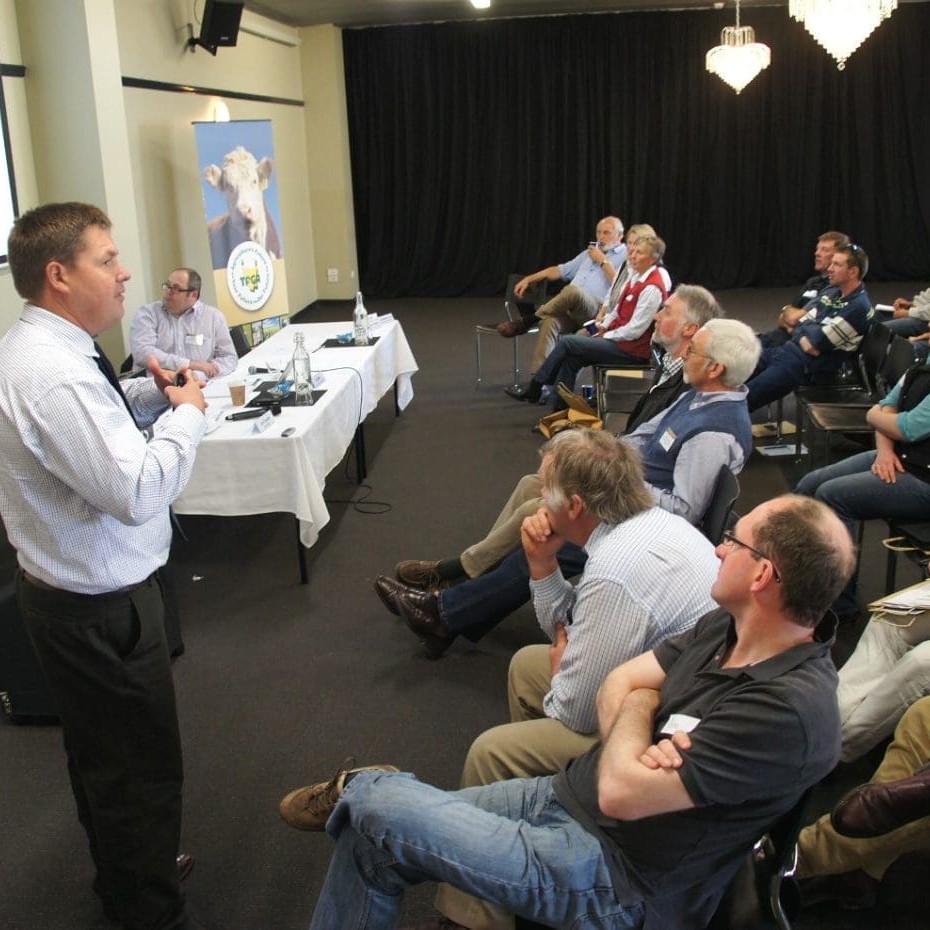 Dr Alex Ball addresses the Launceston CCA producer forum 