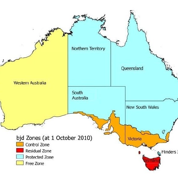 Current BJD zones