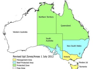 BJD Zones in Australia as of July 1, 2012. To view in larger format click on image below article.