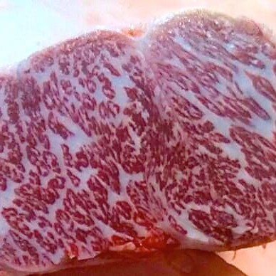 Example of the marbling in the Cabassi & Co Black Label product which topped the Sydney Fine Foods branded beef competition this week  