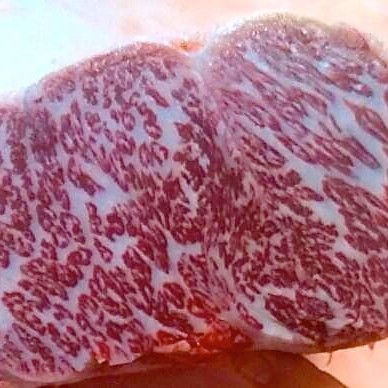 Example of the marbling in the Cabassi & Co Black Label product which topped the Sydney Fine Foods branded beef competition this week  