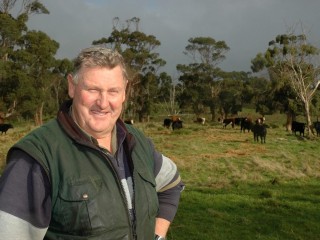 Smithton beef producer Les Porteus says the development of the Cape Grim program has changed the dynamics in his family's cattle business  