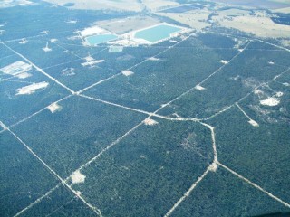 A coal seam gas field in western Queensland. Picture: Property Rights Australia