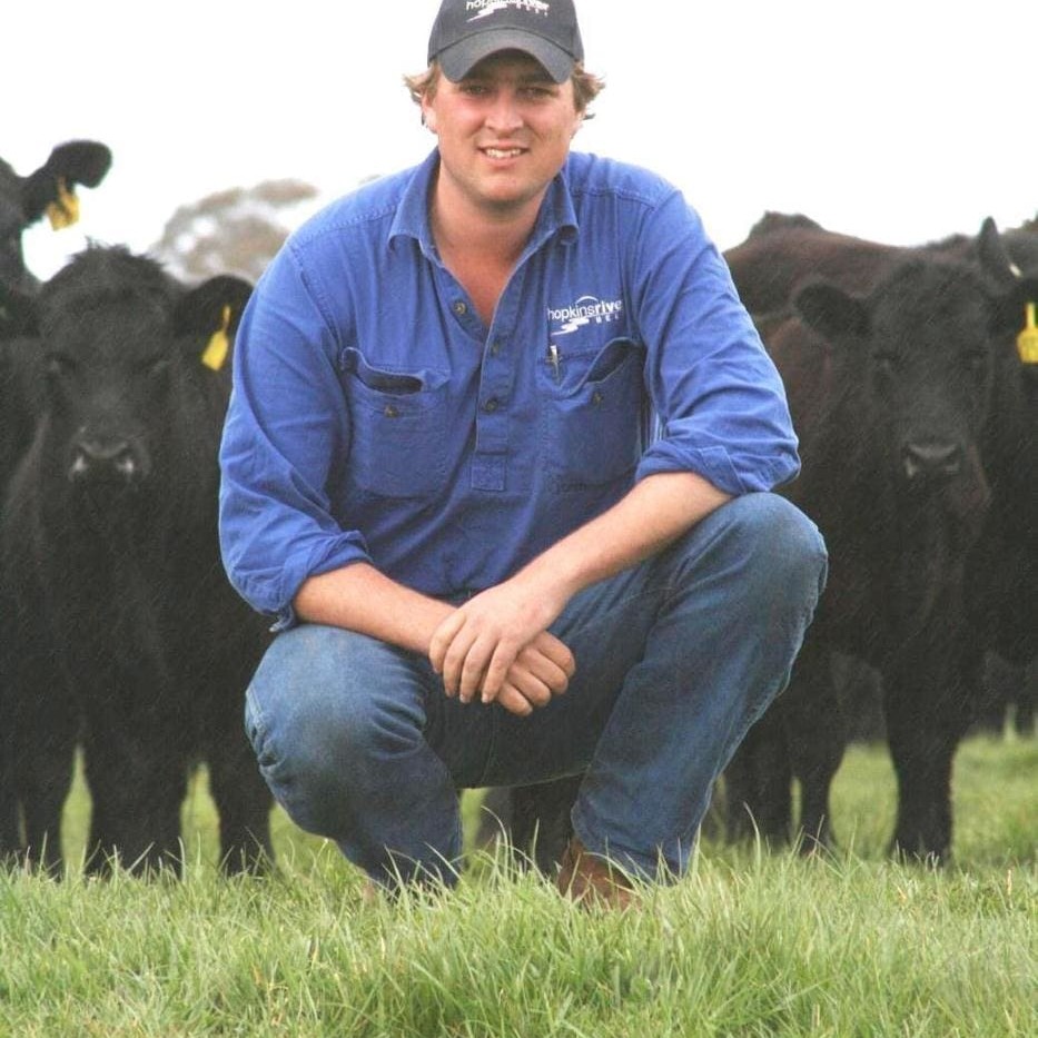 David Maconochie. Hopkins River Beef, will speak at this year's Angus Australia conference