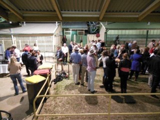 Part of the crowd at last Friday nights Dust off your Boots Agforce ag generation and RNA Future Directions Committee gathering at the Ekka.