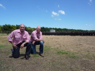 Scott Altschwager, Elders network southern livestock manager with George Last, Elders International TradingÃ?Â¢??s international sales manager for the Baltic and Mediterranean.