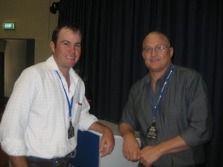 Justin Boshammer, Sandon Glenoch Angus, Chinchilla, and Dr David Johnston, Animal Genetics and Breeding Unit, CSIRO Armidale. 