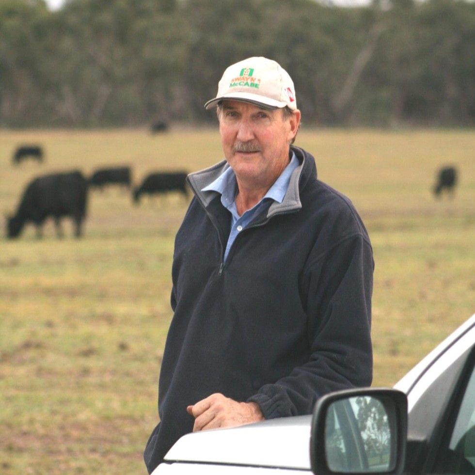 Western Victorian grazier Greg Farquharson will sell Angus steers and heifers at Casterton on Friday.
