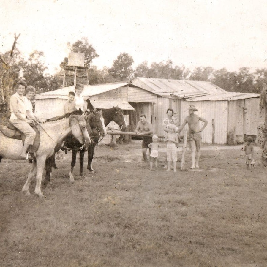 The Townsends were well established and comfortably set up in Florida, but they left comfort and security behind to come to Stapleton station. 'They had adventure in their souls, courage in their hearts' said a fellow American who watched the move.