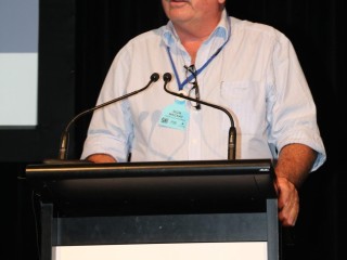 ALFA president Don Mackay addresses the 2013 BeefWorx conference.