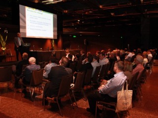 Paul Morris from DAFF addresses yesterday's live export conference