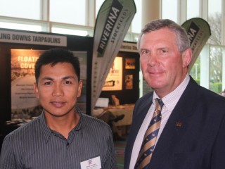 Arnel Corpuz and Anthony Struss at BeefEx 2012.