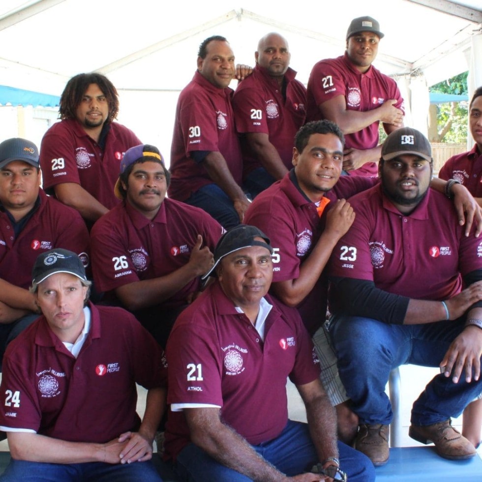 Graduates from the first Queensland First People program who will be placed with host employers early next year