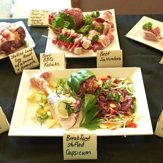 Kyla's winning selection of value-added products generated from an MSA rump and lamb leg