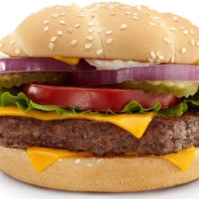 McDoinald's Angus Deluxe burger