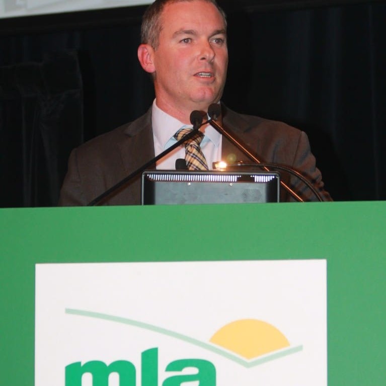 MLA managing director Scott Hansen addresses yesterday's Fremantle AGM