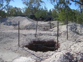 Concerns expressed by landholders about opal mining include safety issues.