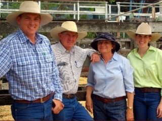 Brahman breeders the Streeter family from White Kangaroo near Bowen