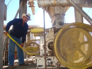 Barmount Feedlot feedmill manager Rammie Ylagan.