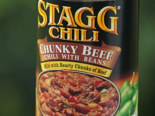This Stagg chili beef product sold in Australia is made in the US using beef from certified countries including Brazil and Argentina.