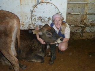 Steph Coombes on the MV Torrens en route to China recently.