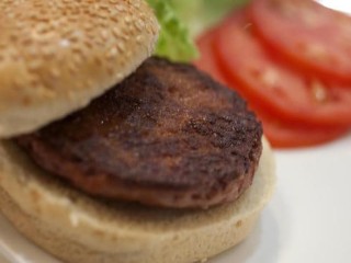 The world's first test-tube burger was taste-tested in London yesterday. 