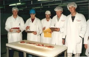 First contest in 1990 at Glenmore Meats