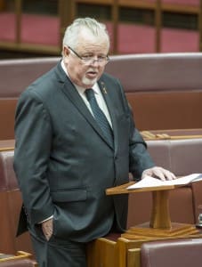 Nationals Senator for Queensland Barry O'Sullivan.