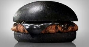 The Kuro Pearl hamburger. 