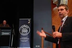 Howard Smith addressing the AgForce 360 meeting in Roma earlier this year.