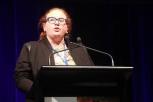 Emily Perkins addresses BeefEx.