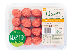 Cleavers Organic Meat Balls