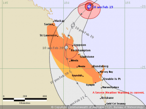 Tropical cyclone marcia Feb 19