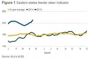 Feeder steer indicator Apr 15