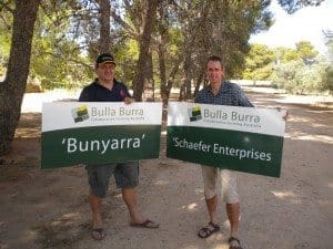 John Gladigau and Robin Schaefer. Picture: Bulla Burra.