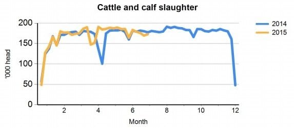 Cattle kill July 15
