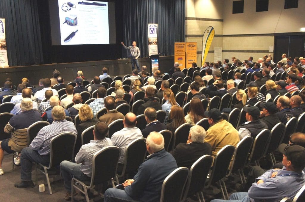 Lotfeeders attending last week's Beefworks conference in Toowoomba