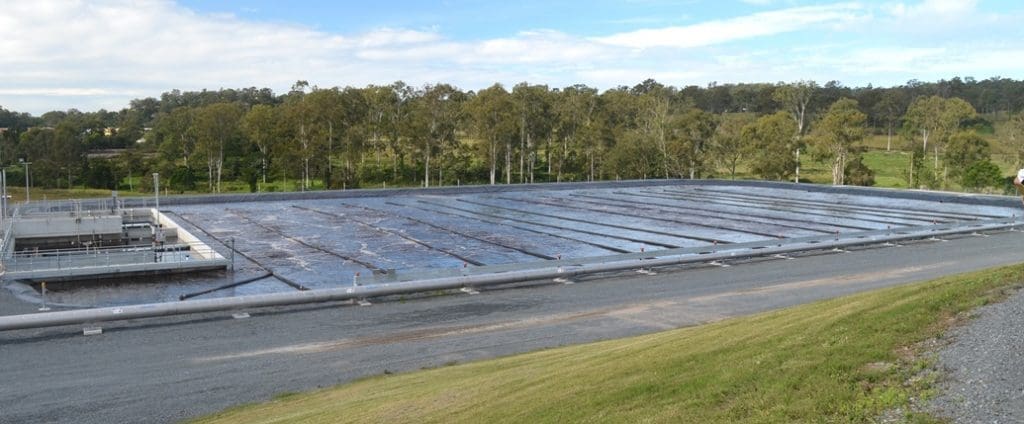 Waste water treatment facility at Teys Beenleigh