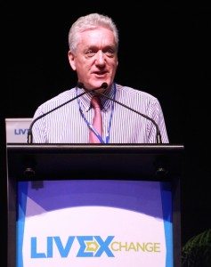Minerva Foods' Iain Mars addresses the 2015 Livexchange conference in Darwin.