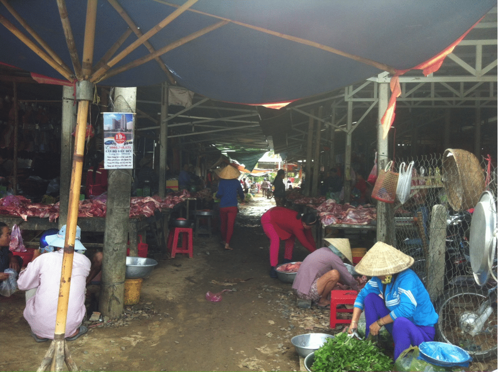 Truong Mit Wet Market in Tay Ninh province – NW of Ho Chi Minh City