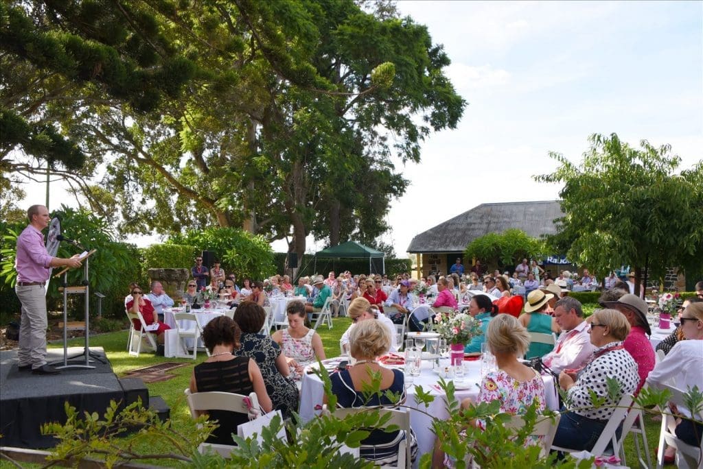 Part of the audience at last year's inaugural Women in Lotfeeding event at Jimbour House.