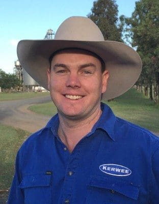 Kerwee feedlot manager Steve Martin